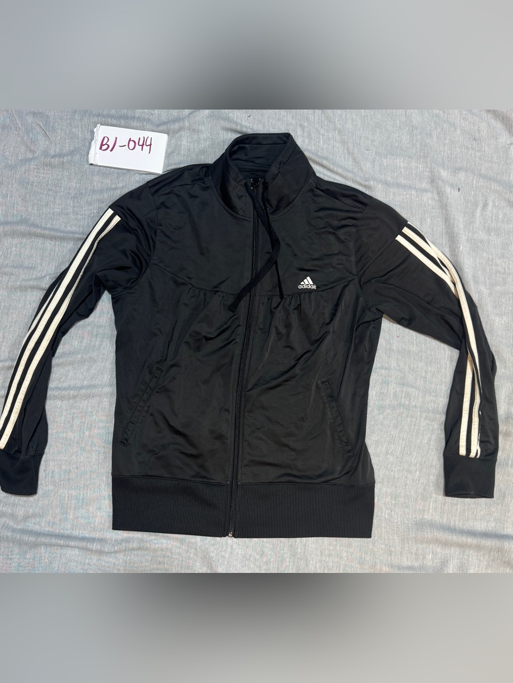 Adidas Black Ruched Trac Jacket Women’s